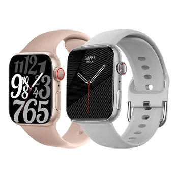 Новые Bluetooth Смарт-часы WS88 Серии 8, Спортивные Смарт-часы С Подключением Беспроводной зарядки для вызова, 1,96 Дюймовые Мужские Женские Часы